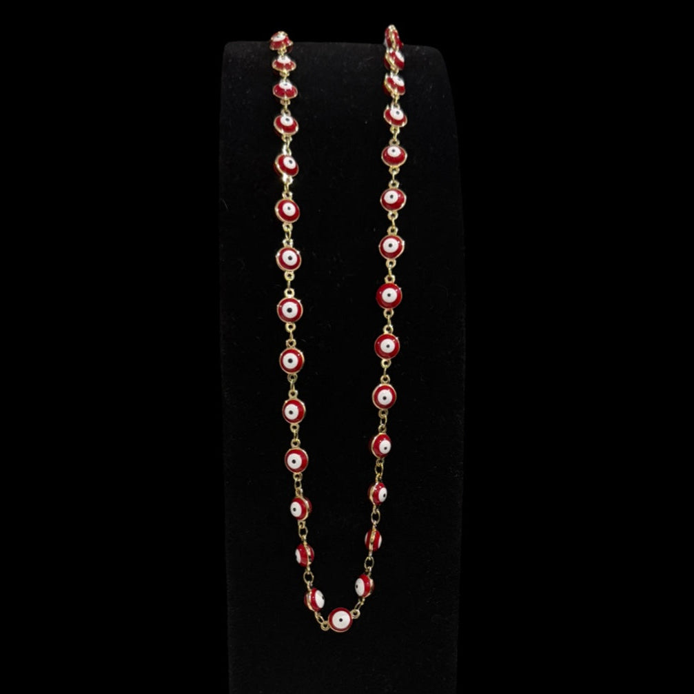 14K Gold Plated Evil Eye Necklace